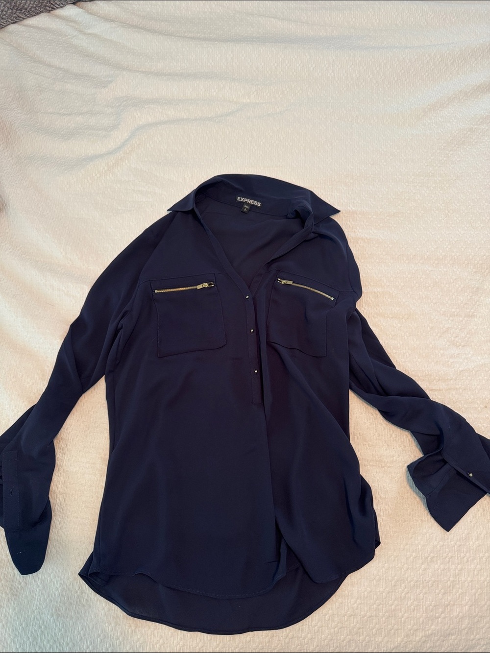 EXPRESS navy blouse